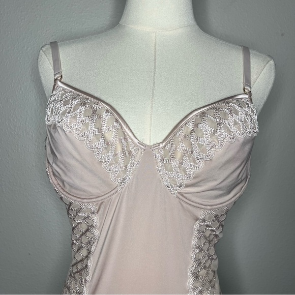 Cosabella Nude Envy Underwire Teddy & VS Black Lace Very Sexy Plunge Bra 36C - Picture 4 of 14